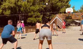 Terrain de sports du camping Mimizan Plage