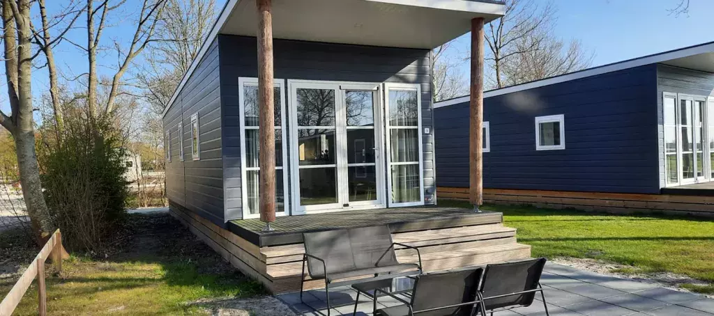 Mobil home camping de Lauwersoog aux Pays-Bas